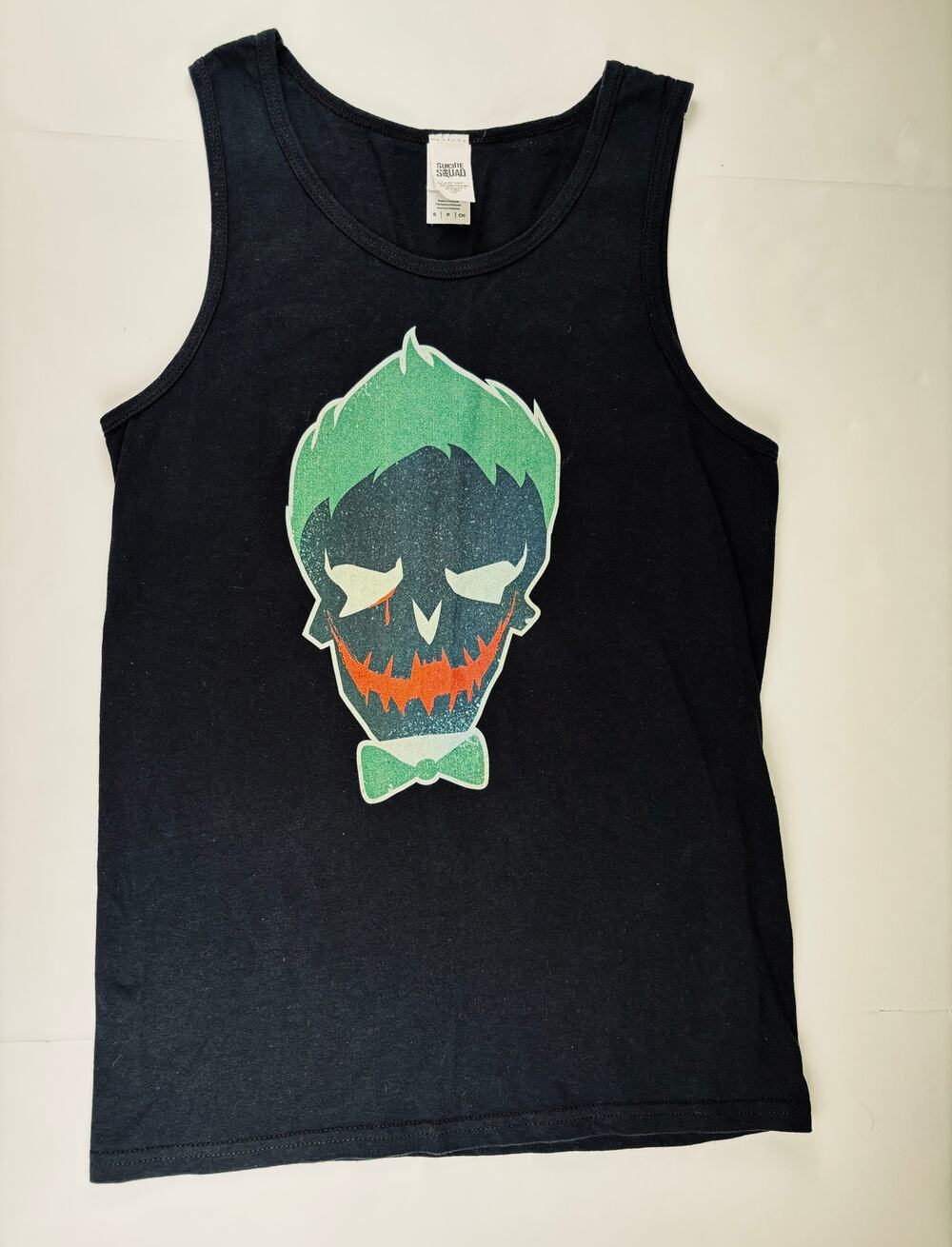 Suicide Squad Joker Emoji Face Graphic Tank Top Official Graphic Art Mens Small